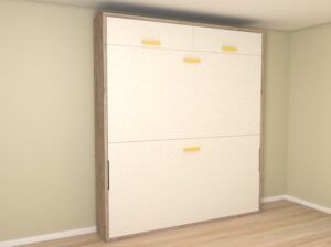 Litera abatible Touch con altillos fondo 36