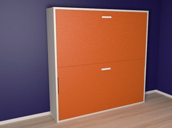 Litera abatible Touch con estantes interiores