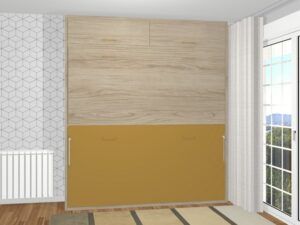 Litera abatible formas con altillos fondo 42 cm