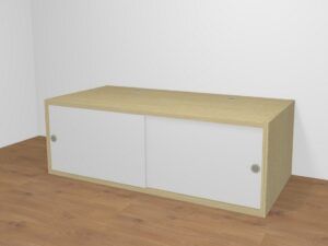 Cama arcón con puertas correderas. Alto 66,4. 7 medidas a elegir.