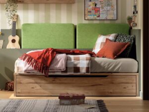 Cama con nido alto 38,4. 7 medidas a elegir
