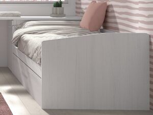 Cama nido con respaldo recto altura 67 cm. 7 medidas a elegir