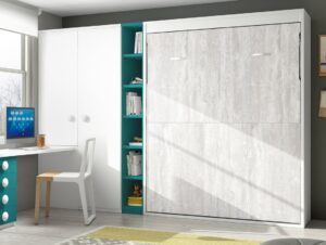 Cama abatible vertical para colchones de 135, 140, 150 o 160 cm.
