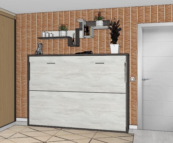 Cama abatible Premium Doble | Fondo Cerrada 37 o 42 cm (4 medidas) - Imagen 3