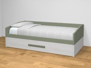 Cama nido bicolor con larguero. 7 medidas a elegir