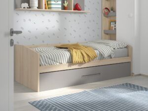 Cama nido con respaldo recto altura 67 cm. 7 medidas a elegir