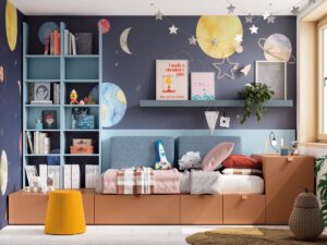 Dormitorio Juvenil Modular Inspirado en la Astronomía