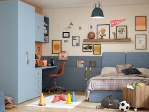Habitación Juvenil Moderna con Cama Grande