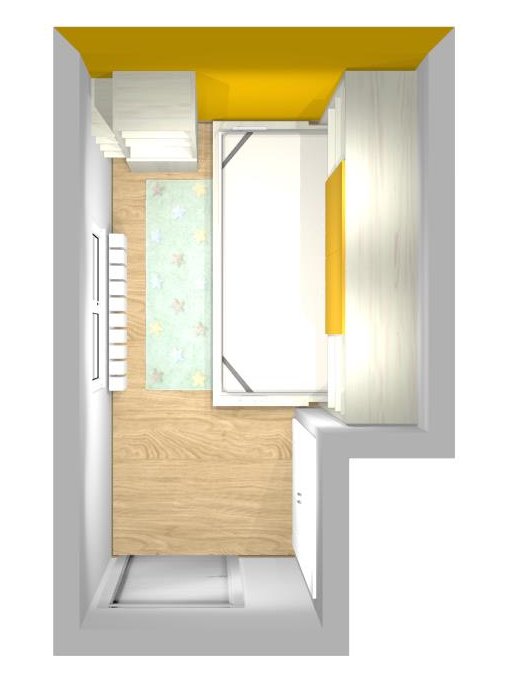 Cama abatible abierta