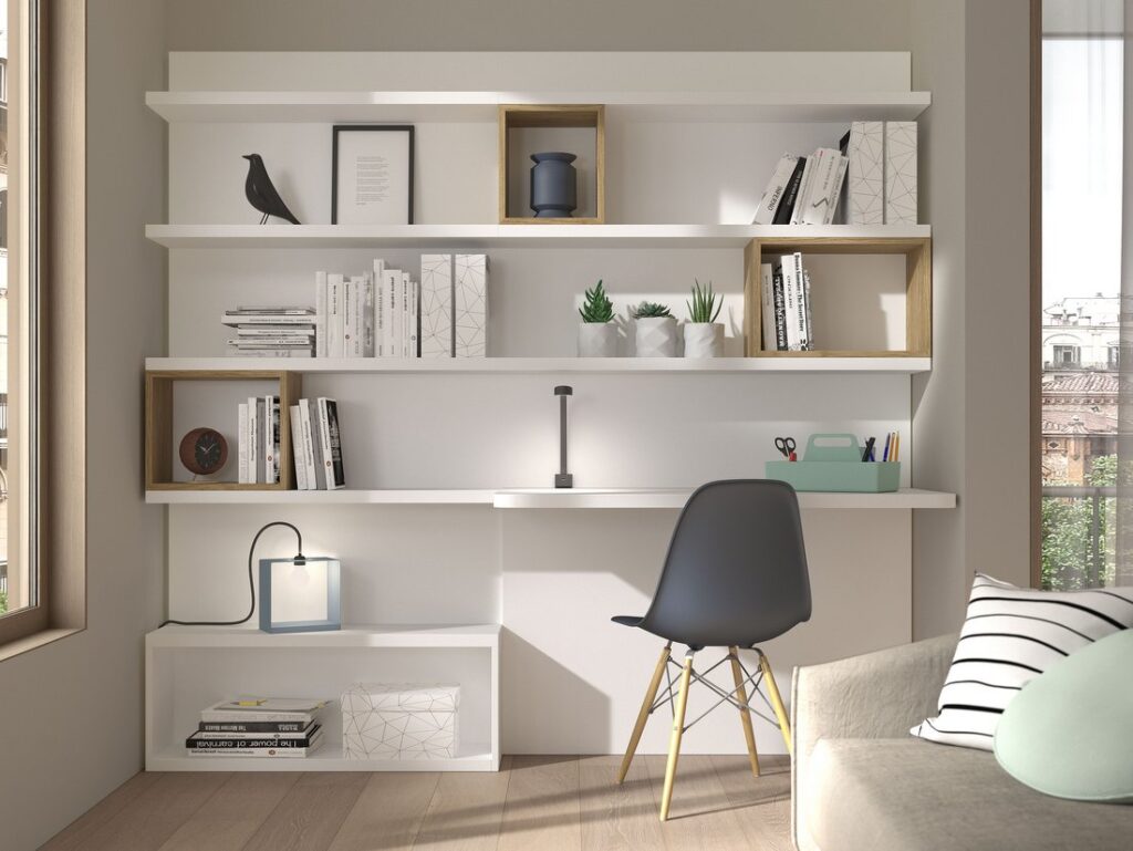 Home Office en salón